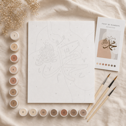 Lumière de Muhammad ﷺ – Kit de Peinture Spirituelle