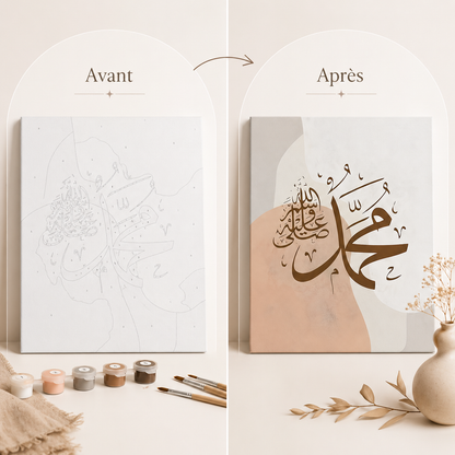Lumière de Muhammad ﷺ – Kit de Peinture Spirituelle